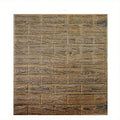 Tapet 3D caramida maro taupe cald, auto-adeziv pentru interior, 70 x 77 cm