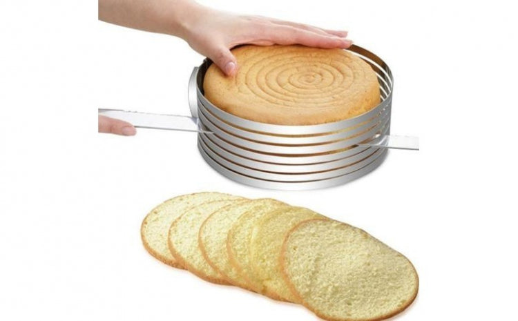 Inel feliator blat de tort ajustabil Cake Ring 8 cm, 26-28cm