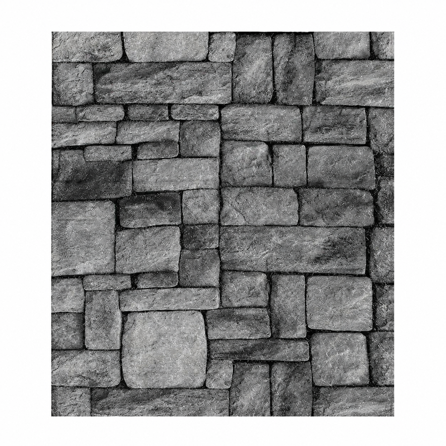 Tapet Caramida Piatra Gri 3D Autoadeziv Set 10 Placi 70x77cm Decorativ - detaliu produs