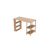 RESIGILAT - Birou de studiu cu raft dublu, MDF si lemn masiv, 120x60 cm