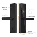 Cerradura Security Intelligent Incuietoare Inteligenta Usa Biometrica Amprenta Digitala Parola - detaliu produs