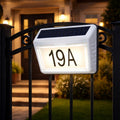 Lampa solara LED cu numar casa iluminat exterior