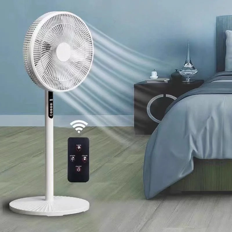 Ventilator digital cu telecomanda si timmer 1120 mm, oscilatie 90°, afisaj LED, 16 inch