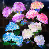 Set 2x Lampa Solara Decorativa Hortensie 70cm LED IP66 Panou Solar Integrat - detaliu produs
