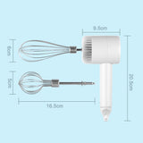 Mini Tocator Electric Multifunctional 2 in 1 cu Teluri Interschimbabile 300ml - detaliu produs