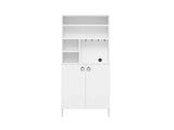 Dulap Bucatarie cu 2 Usi MDF Alb Organizare Modulara Depozitare - detaliu produs
