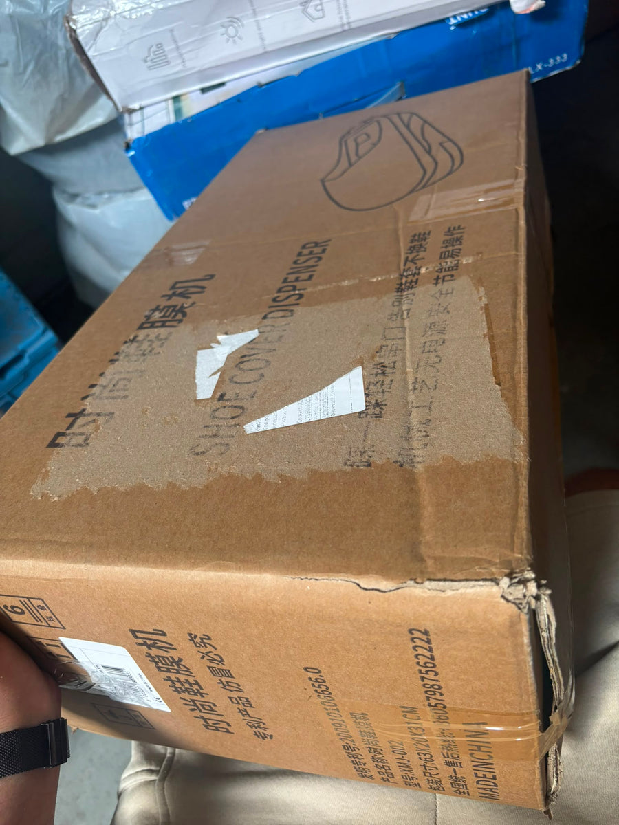 RESIGILAT — Dispenser Automat Aplicat Folie / Botosei Unica Folosinta Incaltaminte – 1000 Acoperitori / Rola Reincarcabila · Bun #001