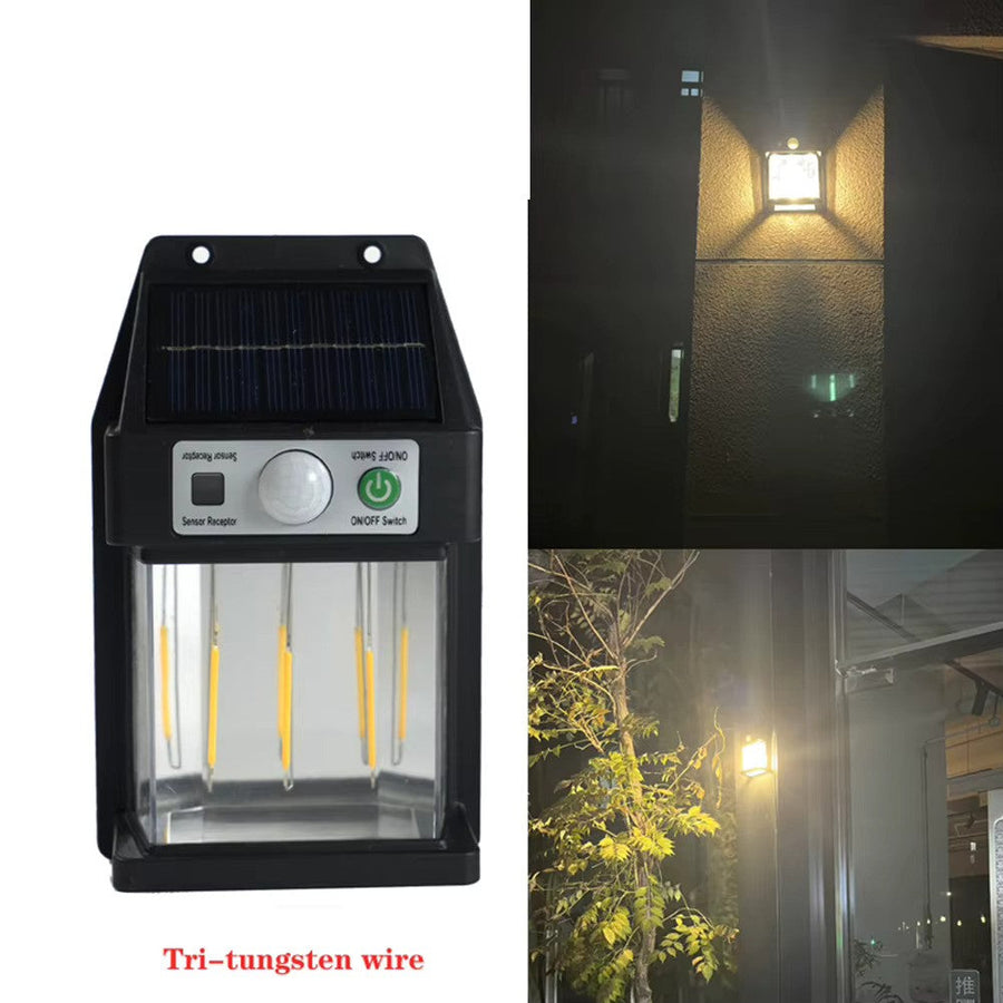 Lampa Solara de Perete 3W cu Senzor 600 LM