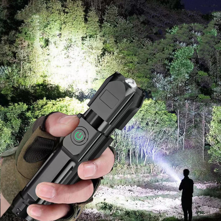 Lanterna LED telescopica Tactical Zoom, XPE LED, 3 moduri de iluminare