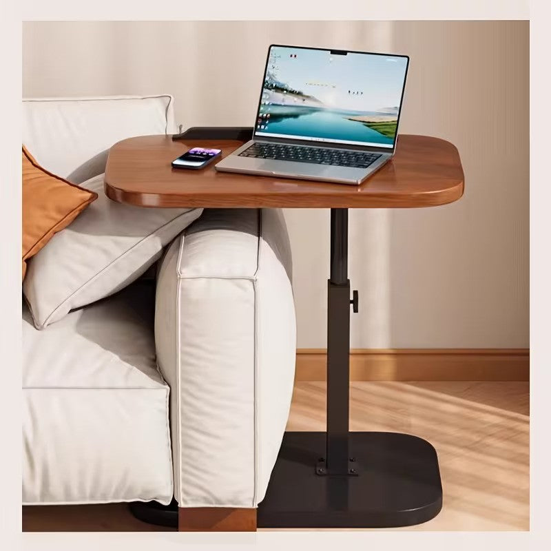 Masa multifunctionala cu blat rotativ din lemn 40x30 cm cu cadru metalic Inaltime reglabila pana la 80 cm