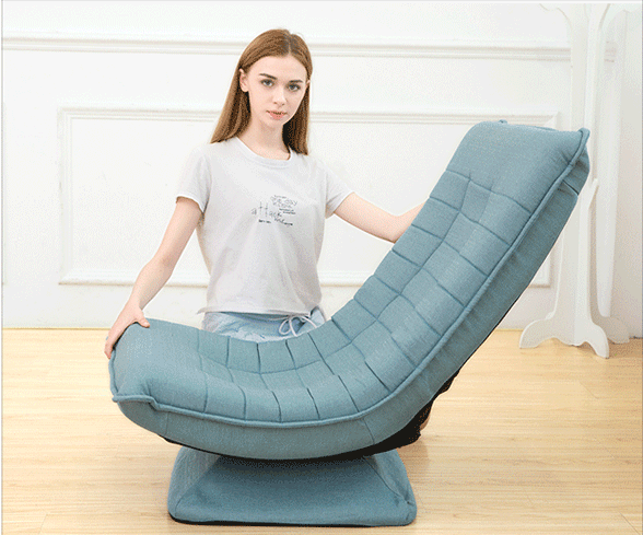RESIGILAT - Fotoliu semiluna, rotativ, cu spatar reglabil, Lazy Moon Chair