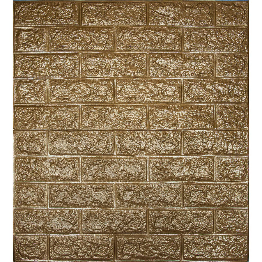 Panou Decorativ 3D Autoadeziv Maro Lucios Spuma Polietilena 70cm x 77cm 6mm - imagine principala