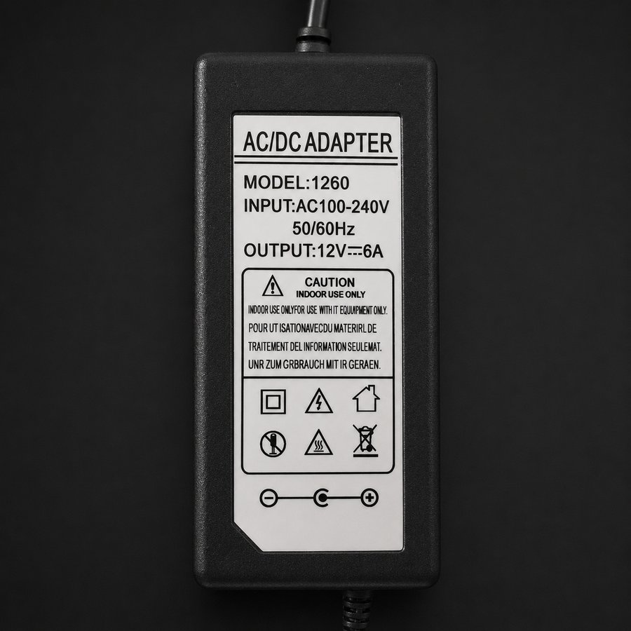 Alimentator Stabilizat 12V 6A 60W cu mufa DC 2.1mm