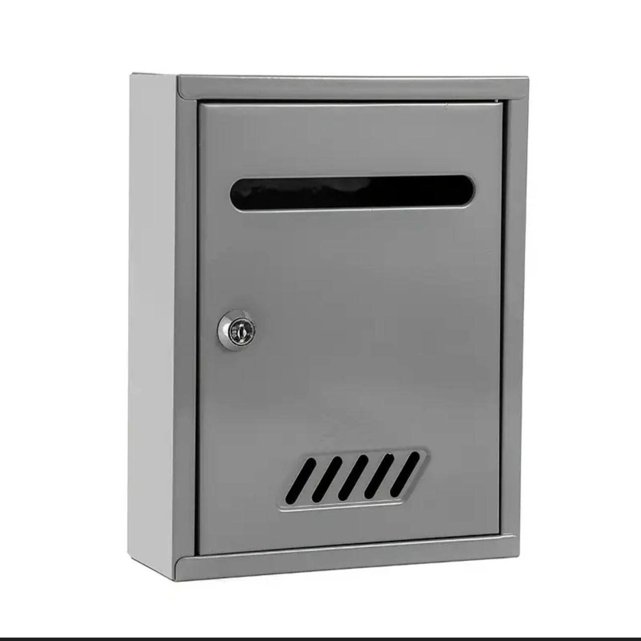 Cutie postala metalica cu inchidere pe cheie, 26 x 20 x 7.5 cm