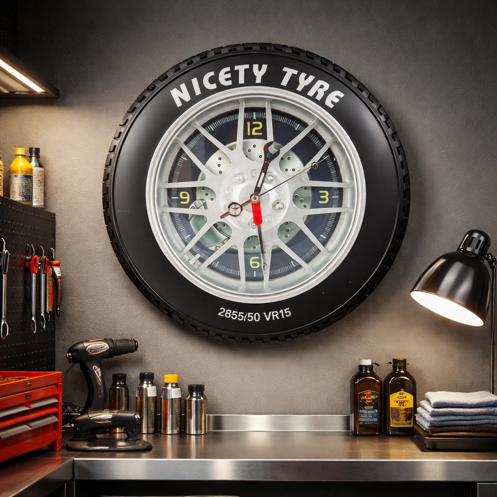 Ceas de perete Anvelopa Tyre Model Clock 2855/50VR15 40 cm