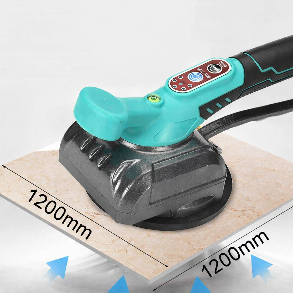 Ventuza vibranta pentru gresie cu acumulator – masina profesionala de montaj placi ceramice
