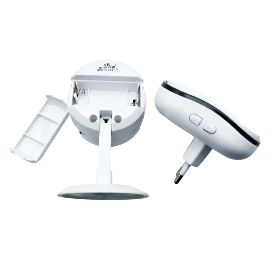 Alarma cu senzor de miscare si sonerie fara fir pentru intrare/iesire, detectie 12 m, volum 110 dB