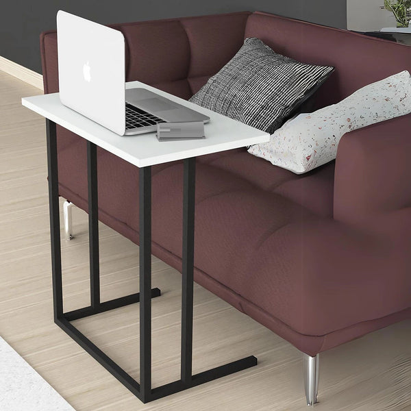 Măsuță multifuncțională din PAL 18 mm, stil scandinav, 44 x 30 cm, inalțime totală 64 cm