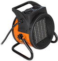 Aeroterma Electrica cu Rezistenta Ceramica, 220V, 3 trepte putere, flux aer 250 m³/h