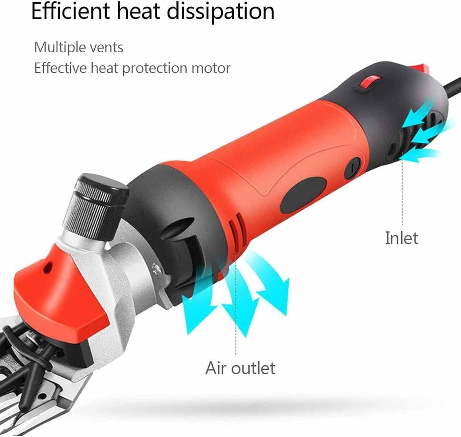Aparat electric profesional pentru tuns oile, 6 viteze, 900 W, 13 dinti