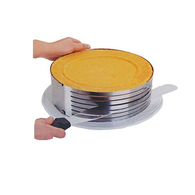 Inel feliator blat de tort ajustabil Cake Ring 8 cm, 26-28cm