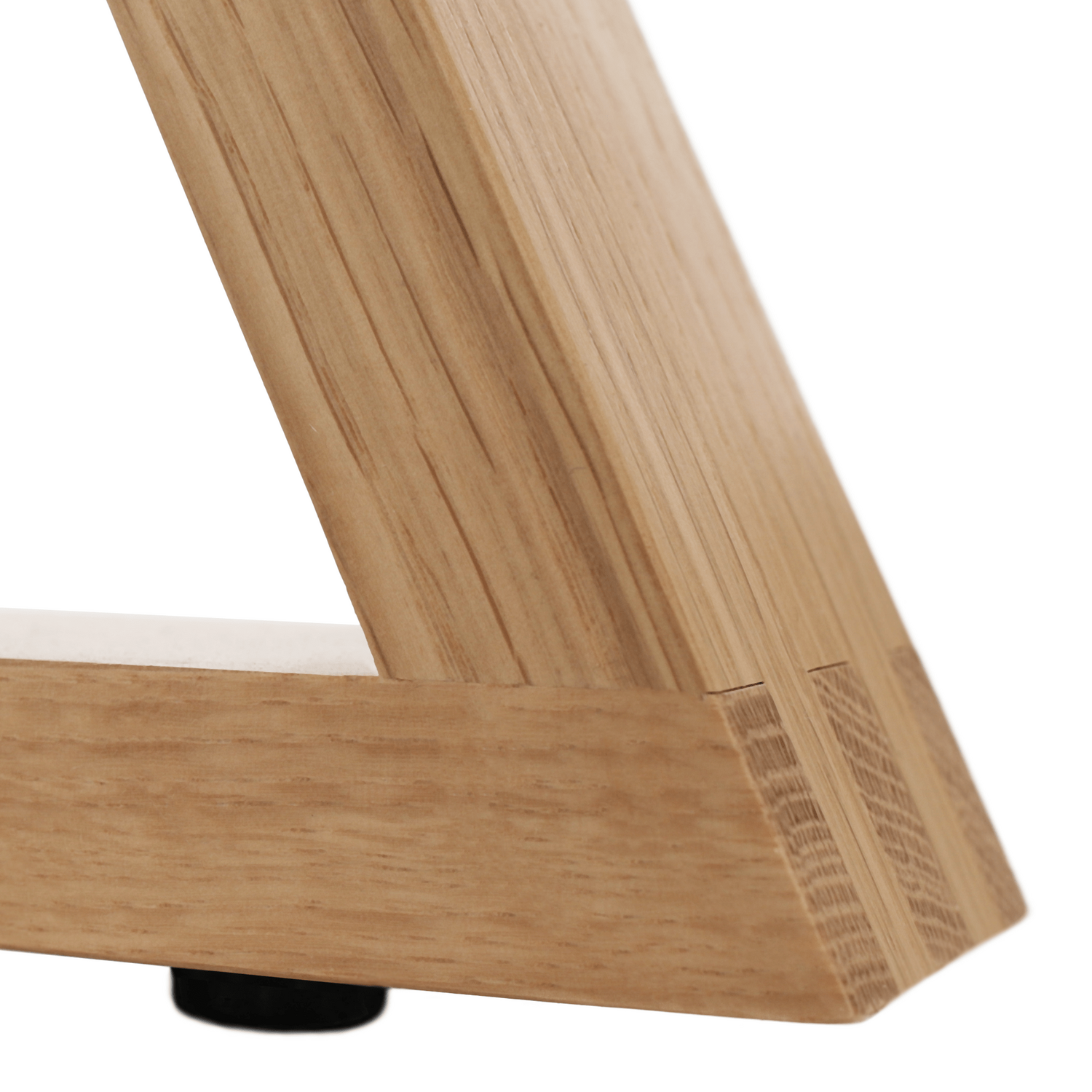 Masuta de cafea alba cu picioare din lemn natural 80x39 cm