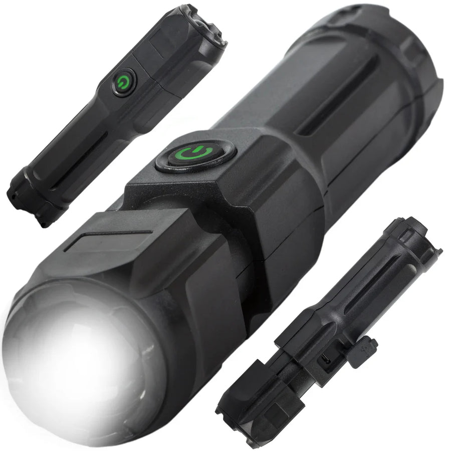 Lanterna LED telescopica Tactical Zoom, XPE LED, 3 moduri de iluminare