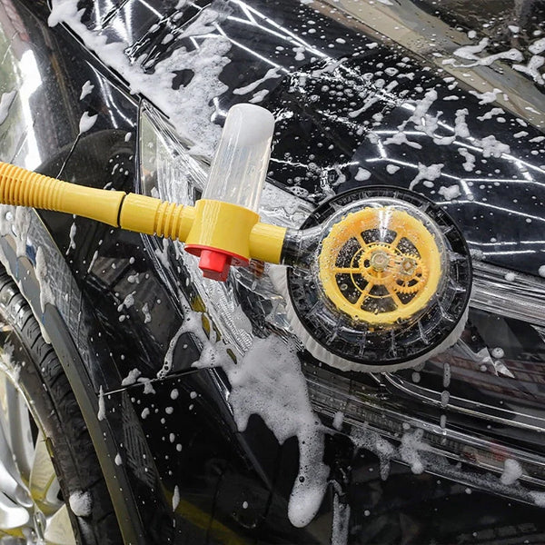 Perie Rotativa pentru Spalare Auto  – spumare automata, maner lung 100cm, curatare 360°, presiune ridicata
