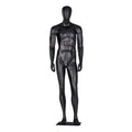 Manechin vitrina full body din fibra de sticla – model barbat sau femeie, cu cap tip ou si baza metalica