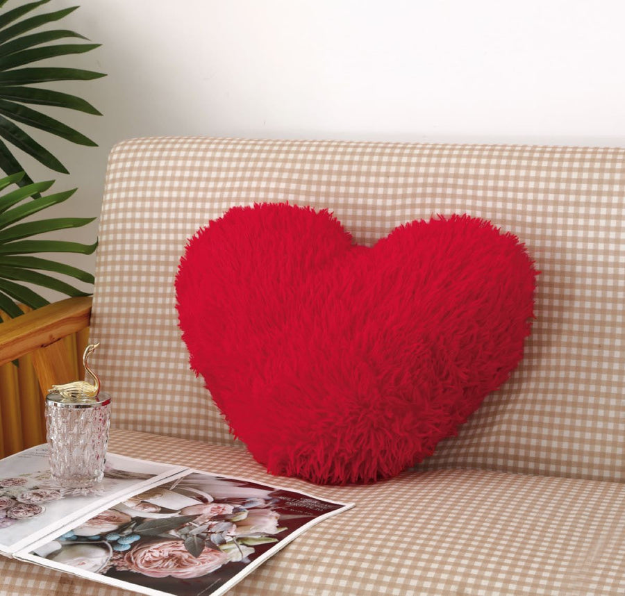 Perna Decorativa in forma de inima, Super Pufoasa, Cocolino
