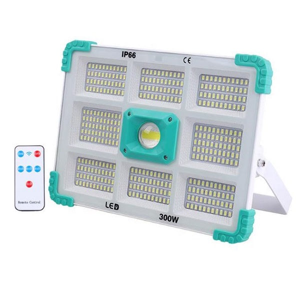 Proiector LED cu panou Solar  100W, 200W sau 300W