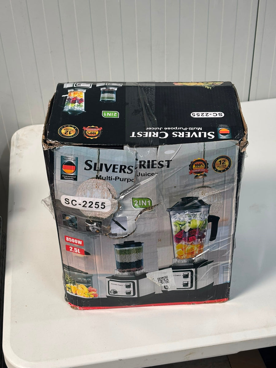 RESIGILAT — Robot de Bucatarie Multifunctional 6-în-1 Mach One BF-5052 – 3 Recipiente, Motor 9500W, 15 Trepte de Viteză, Blender + Tocator + Razatoare · Acceptabil #001