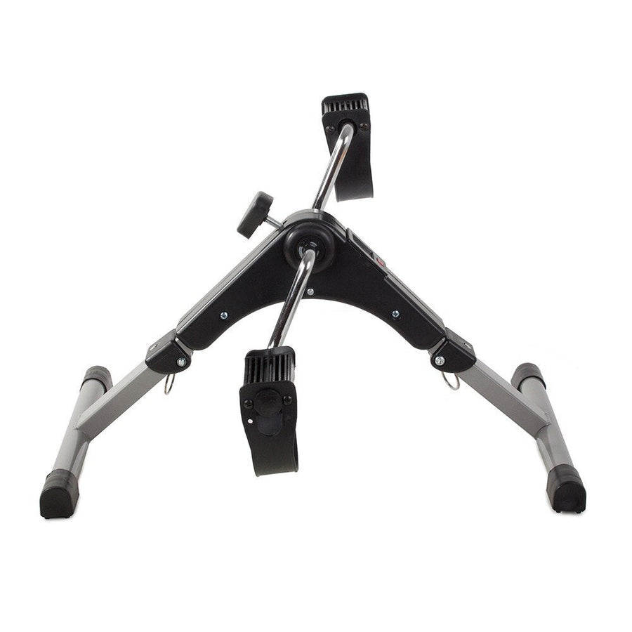 Mini bicicleta de antrenament pentru maini si picioare, inaltime reglabila, afisaj LCD, 100kg, negru