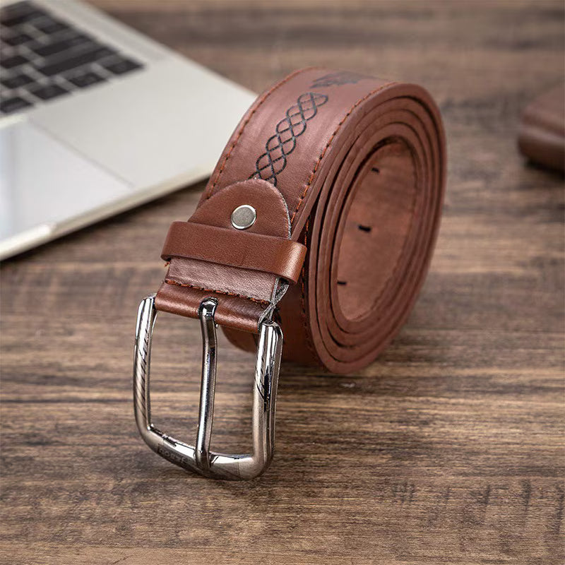 Set Cadou Barbati – Portofel, Curea si Ceas Casual din Imitatie Piele Premium