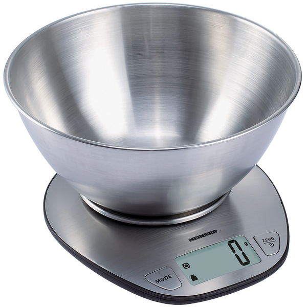 Cantar de bucatarie cu bol 5kg, full inox