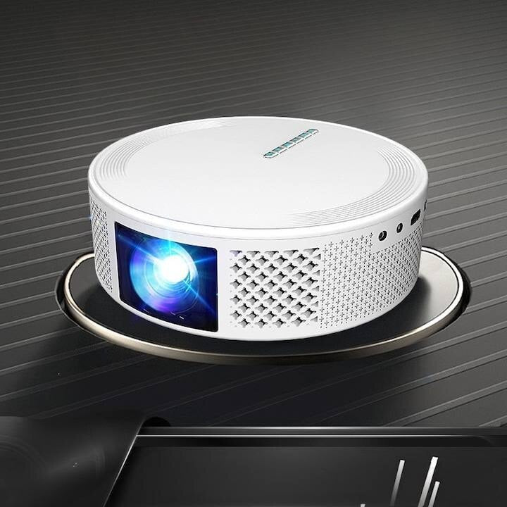 Video proiector Wireless Smartix T269 Full HD 1080p, Wi-Fi + BT 5.0 Dual Band, 25DB, Ecran mare de 200 inch, Alb