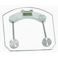 Cantar corporal , display LCD, inchidere automata, indicator baterie, 150 kg, Sticla transaparenta