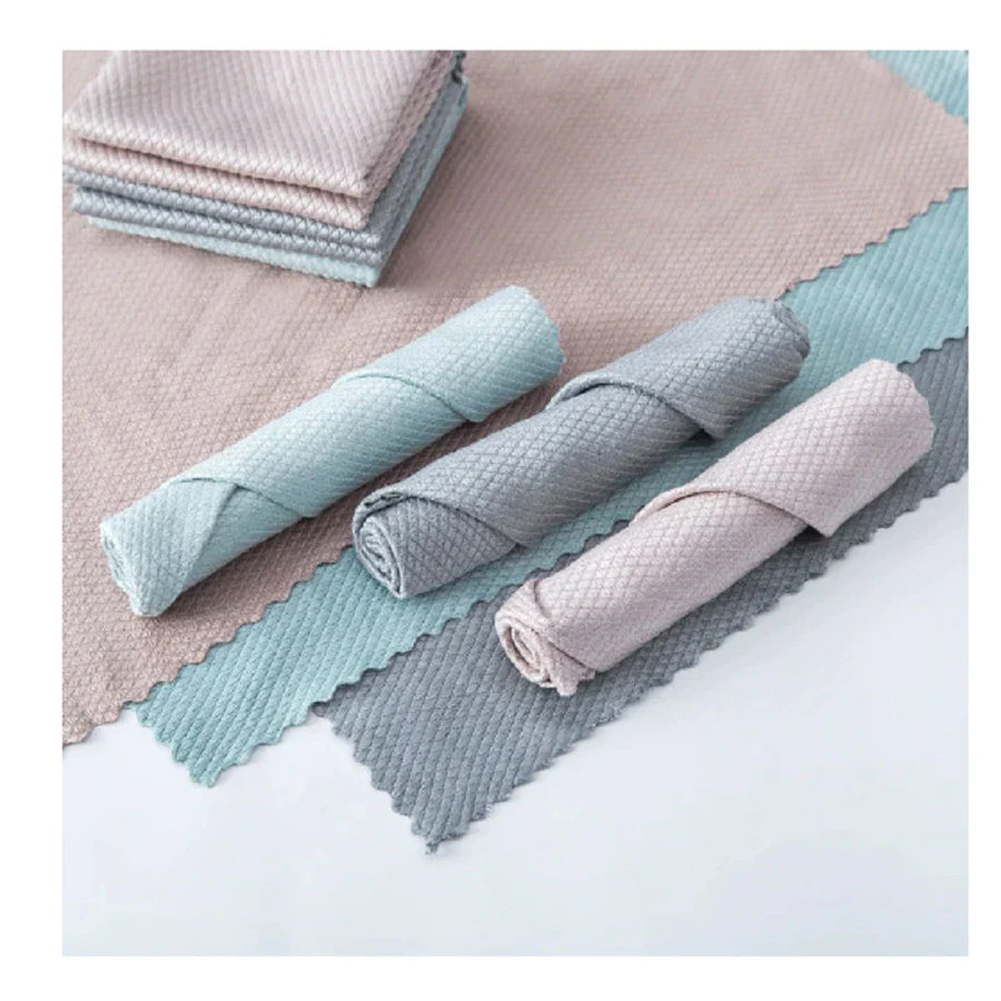 Set 10 lavete microfibra 30 x 40 cm