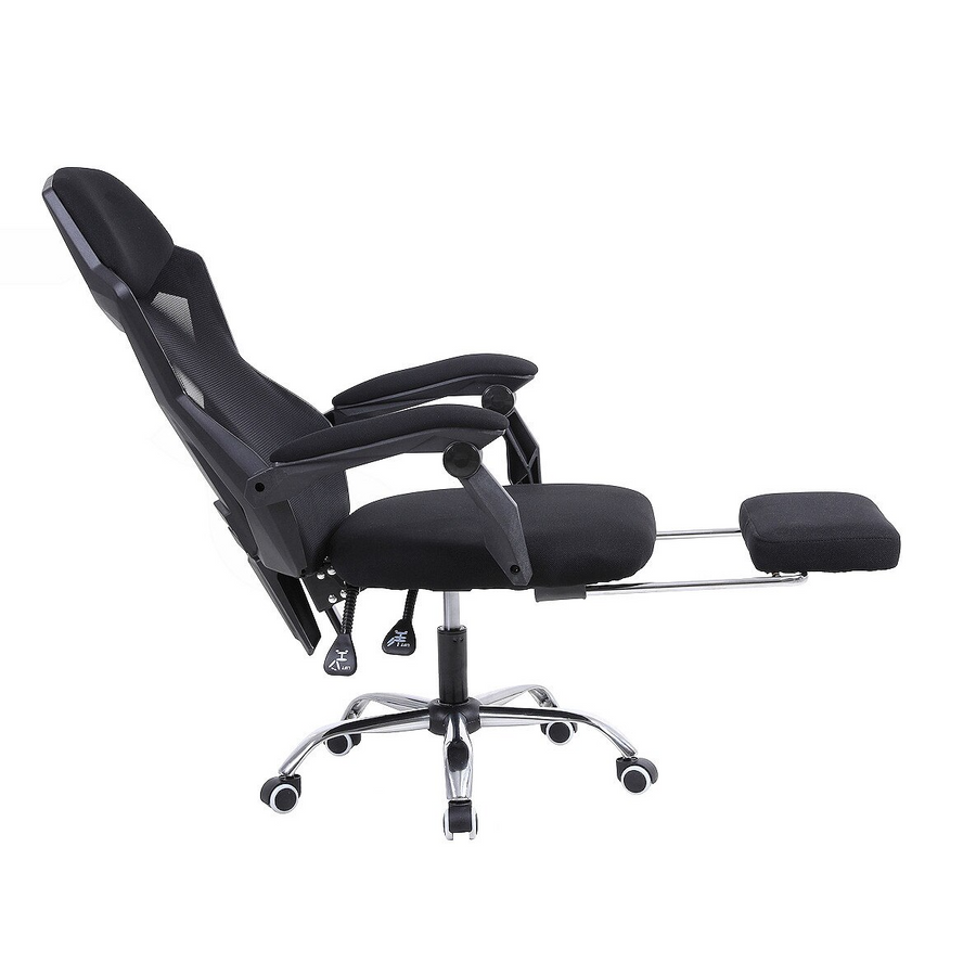 Scaun de Gaming Ergonomic Predator cu spătar ventilat și design futurist