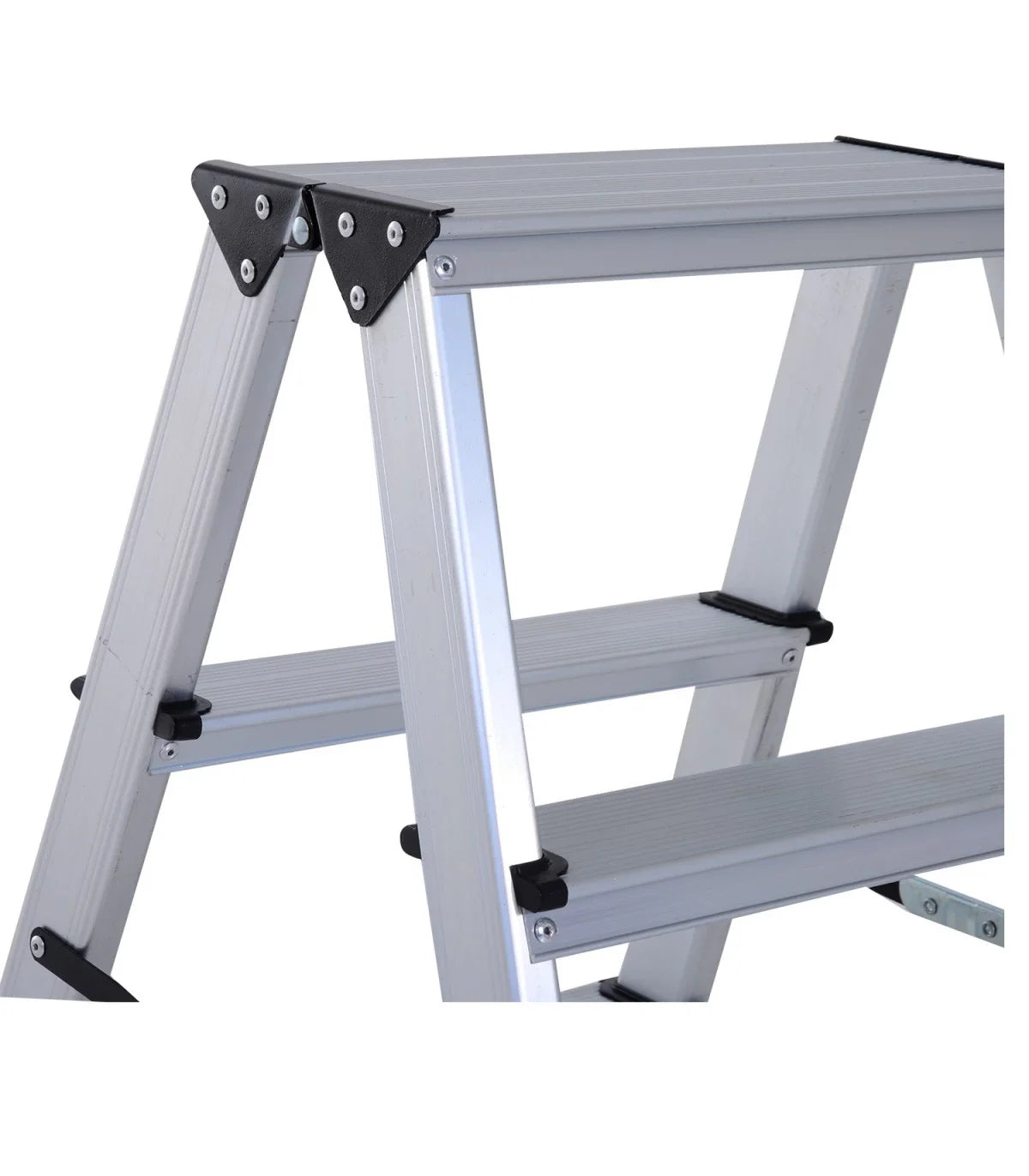 Scara aluminiu 3 trepte pliabila – usoara, stabila, antiderapanta, 150 kg