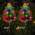 Set 2 x Copac Solar Model Tuia 70 Ramuri 80cm cu LED Multicolor Panou Solar