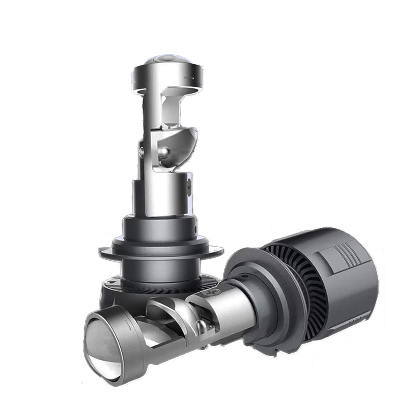 Set 2 Becuri A80 H7 cu lupa 12v 30000LM 80W