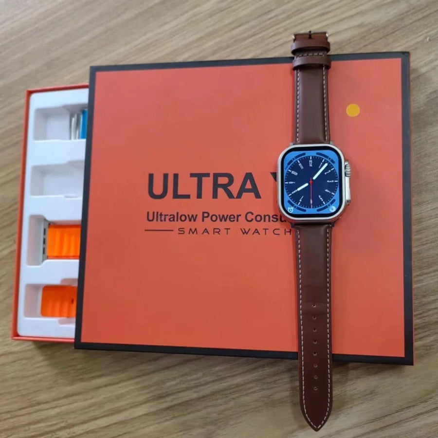 Ceas Smartwatch Z69 Ultra Watch, ecran 2.0", 2 curele, incarcare wireless