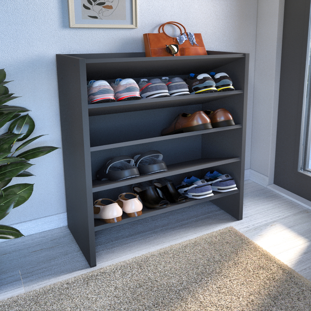 Pantofar cu 5 rafturi 100 x 62 x 29 cm, din pal melaminat 18 mm,