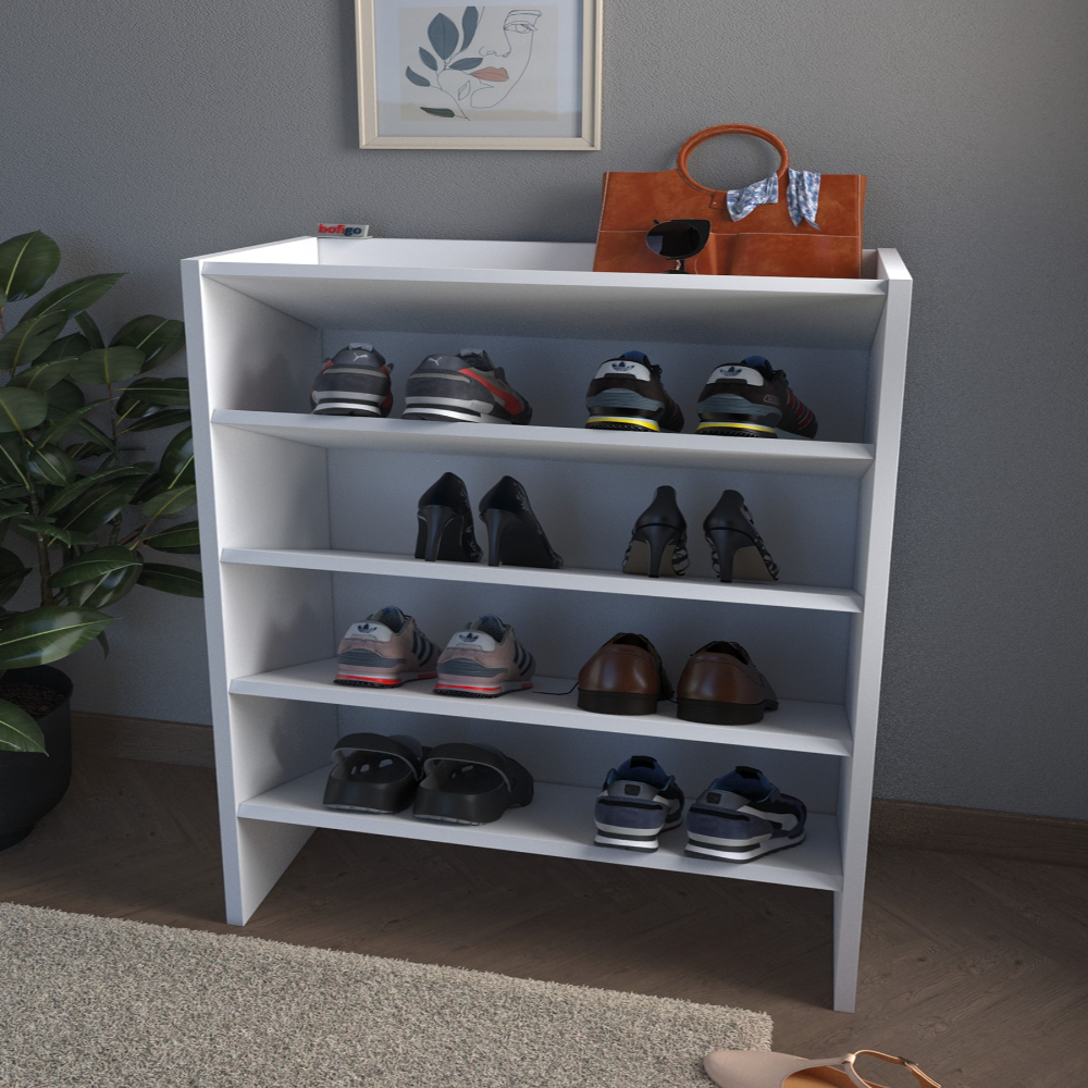 RESIGILAT - Pantofar cu 5 rafturi 100 x 62 x 29 cm, din pal melaminat 18 mm