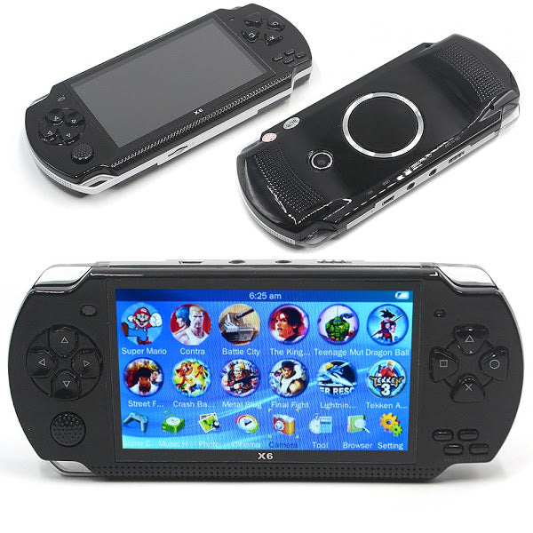 Consola de jocuri video, ecran 4.3 inch, capacitate 5 ore, 500 jocuri