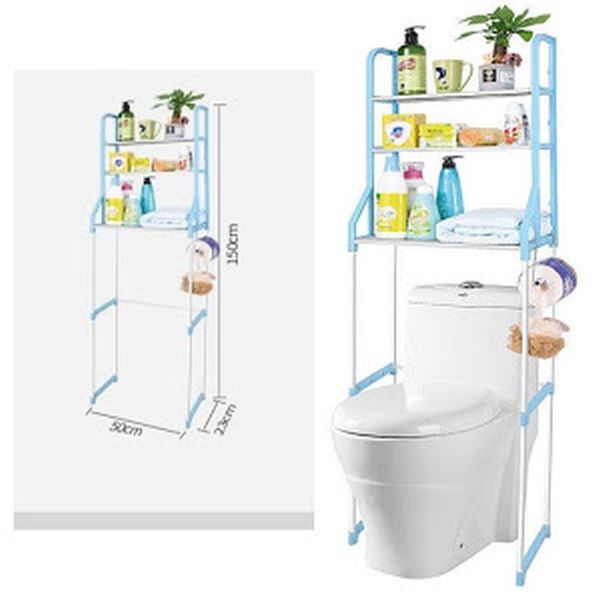 RESIGILAT - Raft depozitare peste toaleta, 3 polite, etajera baie