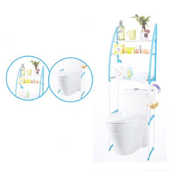 RESIGILAT - Raft depozitare peste toaleta, 3 polite, etajera baie