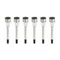 Lampa solara stick inox, H 36 cm, set 10 bucati