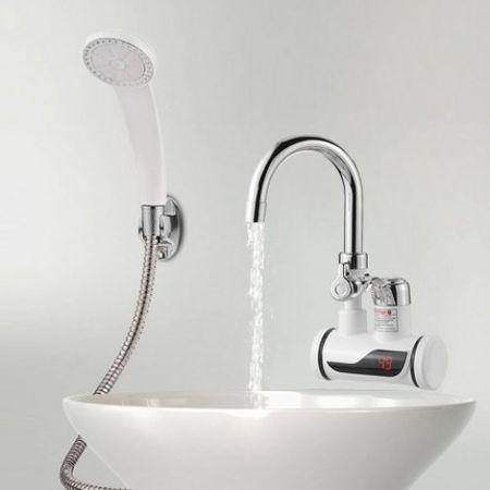 Robinet electric instant apa calda cu display si furtun pentru dus - Tenq.ro